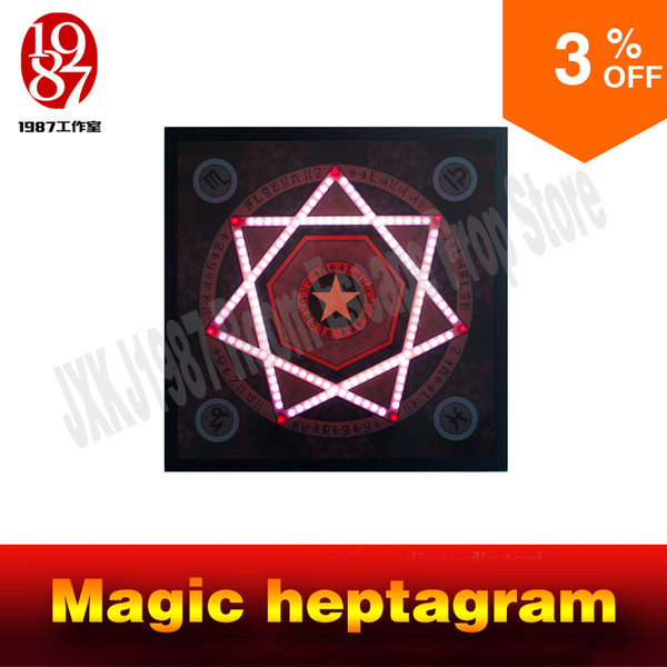 room escape prop Magic heptagram touch the sensible points in correct sequence to unlock escape game jxkj1987