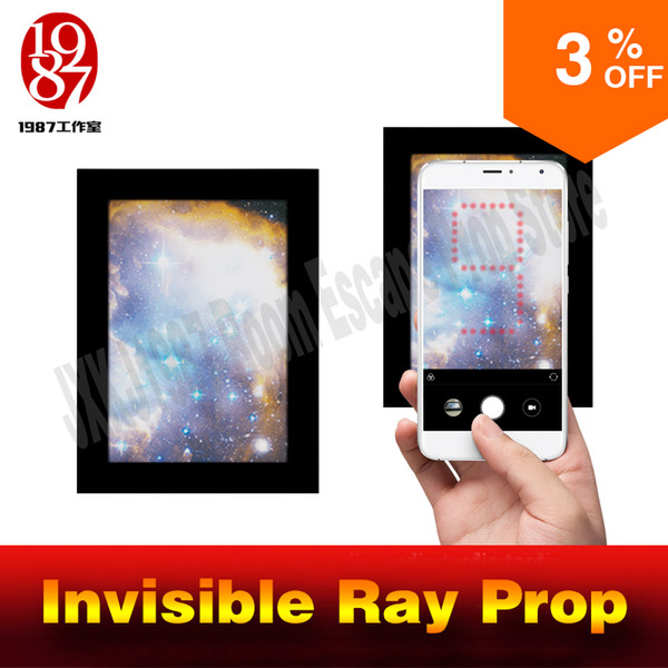 room escape prop Invisible Ray Prop to find hidden clues through mobile phone shooting interface escape room puzzles jxkj1987