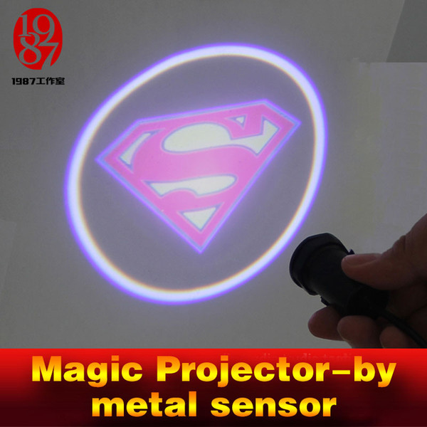 Escape room props magic projector prop metallic object close to sensor to turn on the projector and get picture clues jxkj1987