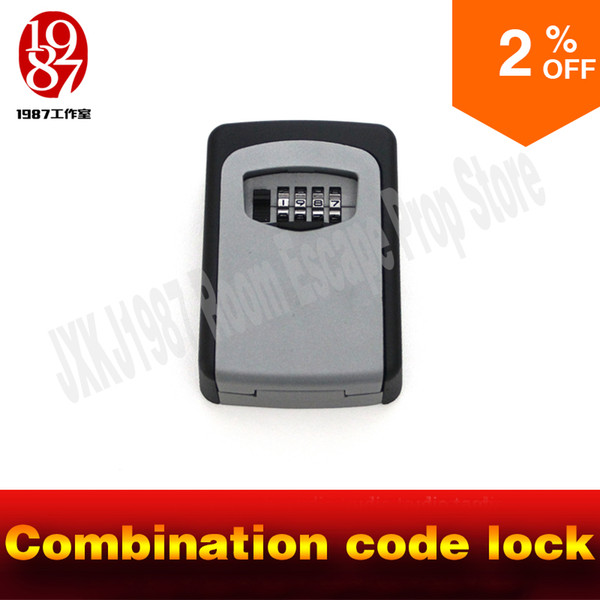 Room escape prop Combination code lock Input the correct code and find the clues inside it Escape mysterious door game JXKJ1987