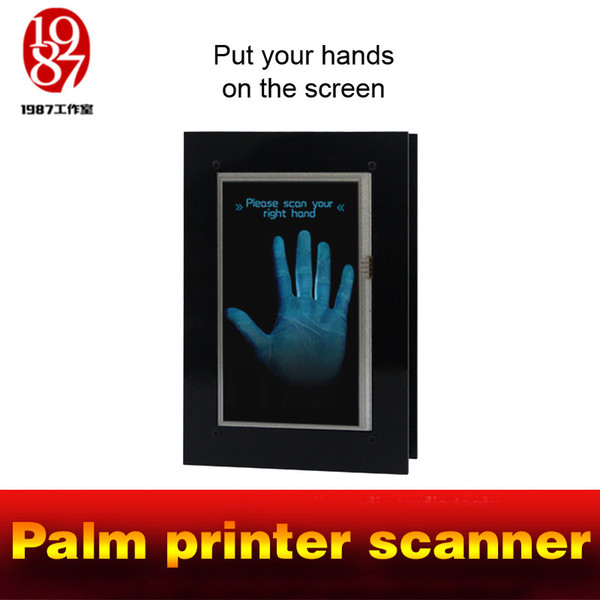 Palm printer scanner prop Takagism game Real life escape room set identify plam to unlock jxkj1987 room escape item Palmprint