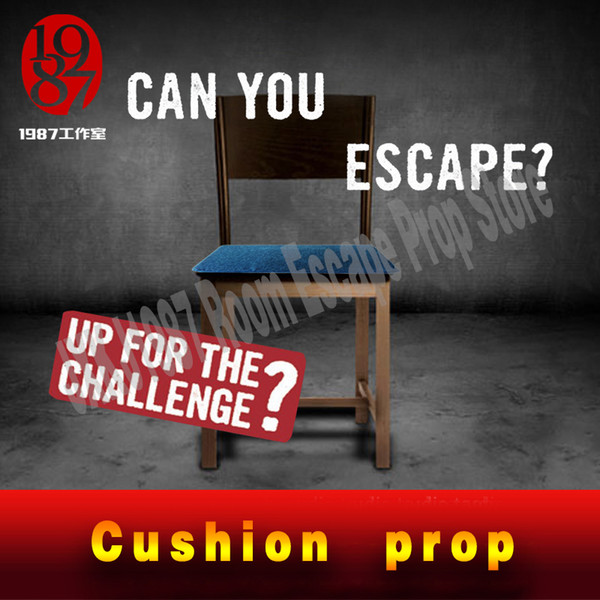 NEW Escape room reality game cushion props sit down to open lock chair prop from JXKJ1987 for real life room escape adventurer game