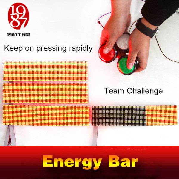 Escape room game puzzle prop audio amazing energy bar to unlock Real-life escape roomTakagism teamwork challegeing game