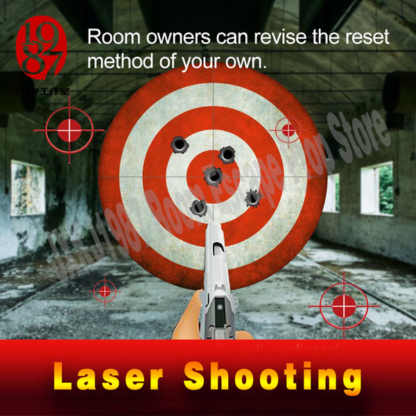 Takagism game prop, real life room escape props jxkj-1987 laser shooting game electronicshooting the laser target to open lock