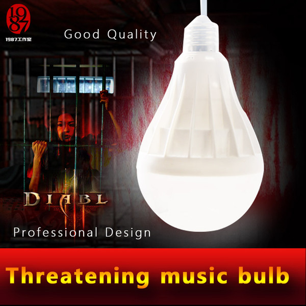Takagism game prop room escape props threatening background sound effect bulb jxkj-1987 for create horrible atmosphere