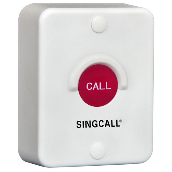 SINGCALL.Wireless Calling System,Red silica button,waterproof, sun-proof, dustproof, shockproof, One-button pager(APE510)