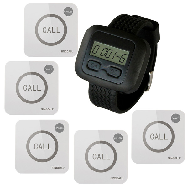 SINGCALL Wireless Nursing Calling System for Hospital 1 Watch 5 Touch Buttons Be the first to write a review