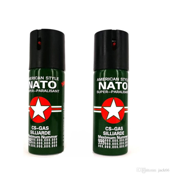 NATO Self Defense Device 60ML/110ML Pepper Spray Personal Security CS tear gas