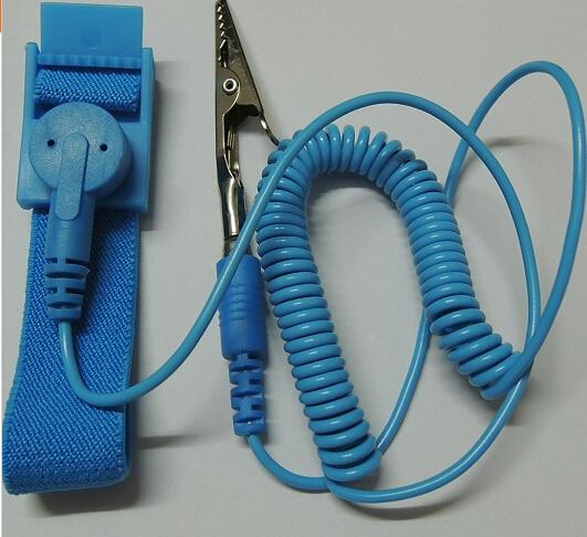 100pcs/lot blue Anti Static ESD Wrist Strap Discharge Band