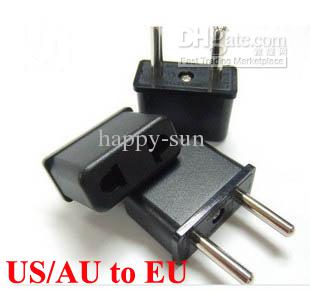 Travel Charger USA US to EURO EU Adapter Converter US to EU Standard Plug 500pcs free shipping