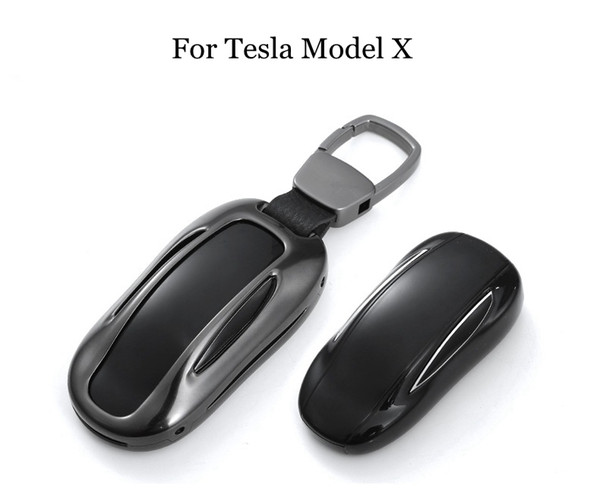 For Tesla Model X Aluminum Alloy Automobile Car Remote Key Case Cover Shell Protector Car Styling Accessories