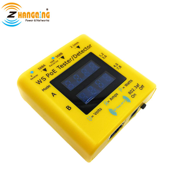 PoE Tester For Passive 802.3af and 802.3at Application, For Testing PoE Camera, IP Phone, WiFi Access Point and Power Supply