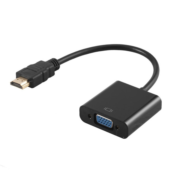 HDMI To VGA HDMI Male To VGA RGB Female Video Converter Adapter Male to Female Cable 1080P For PC Male-Female Adapter Converter