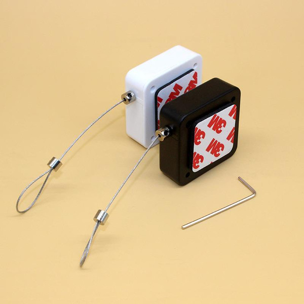 50 pieces retractable Anti-theft retactor tether retail display pull box for headphones, glasses , bag, ring evoid stolen