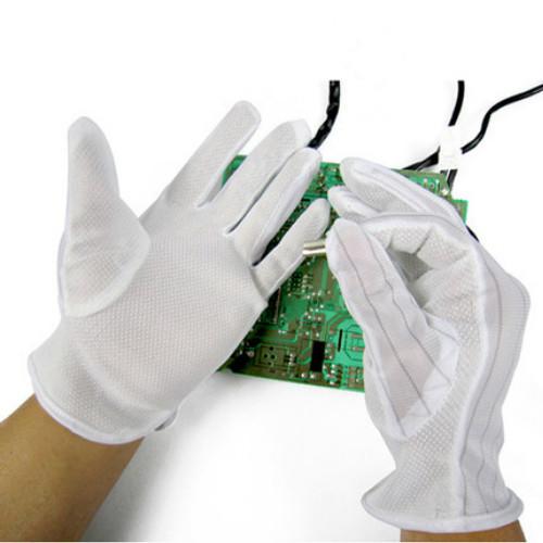 Anti Static ESD Safe Universal Gloves Electronic Working Gloves PC Computer Anti-skid safety gloves for Finger Protection 10pairs