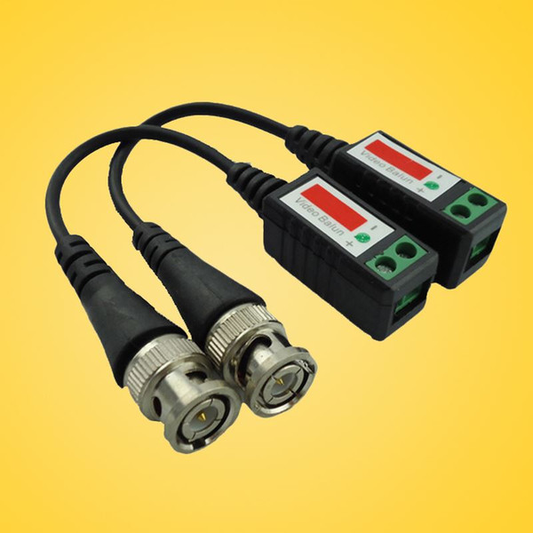 Twisted CCTV Video Balun Passive Transceivers 3000FT Distance UTP Balun BNC Cable Cat5 CCTV UTP Video Balun