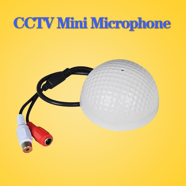 LLLOFAM CCTV Microphone Wide Range Audio MIC Mini Microphone voice sound pick up device for CCTV Security camera DVR