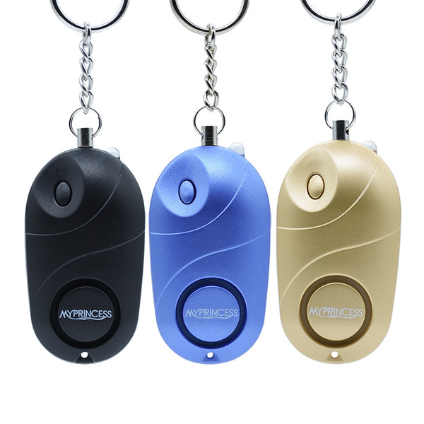 MYPRINCESS 130DB Self Defense Personal Alarm With Keychain Torch Light ,portable alarm,Safe Sound alarm 3PACK MP017