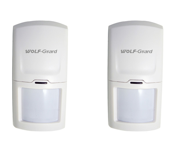 Wolf-Guard Wireless PIR Motion Sensor Detector Anti-Tamper Alarm for Home Security Alarm System 3G/GSM Alarm Panel 433MHZ HW-03D 2pcs/lot