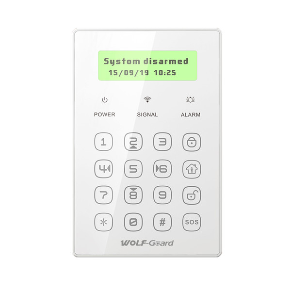 Wolf-Guard Wireless 433MHZ Wireless Keypad Keyboard Arm Disarm Home Arm for Home GSM Burglar Alarm Security System