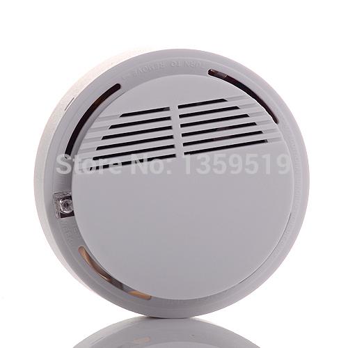 Wireless Fire Smoke detector sensor alarm Home Security System White in retail package dropshipping 200pcs/lot