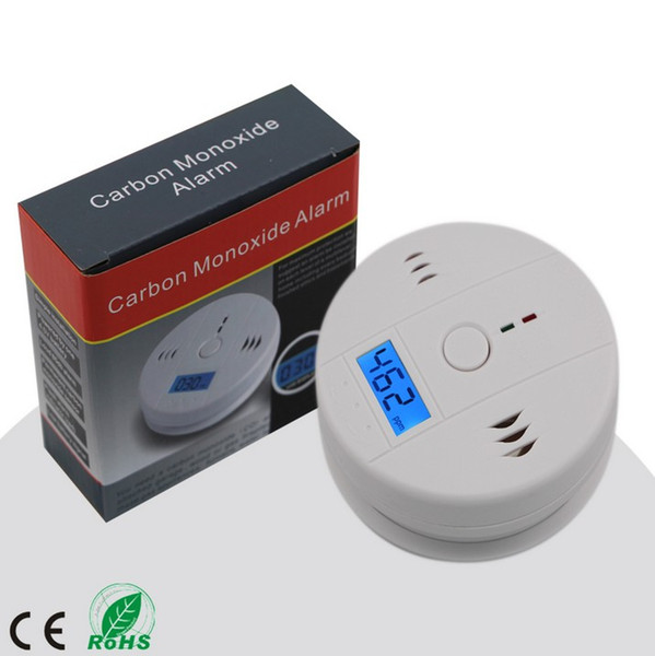 Hot SELLING Home Security Safety CO Gas Carbon Monoxide Alarm Detector Office Good Quality Free shipping