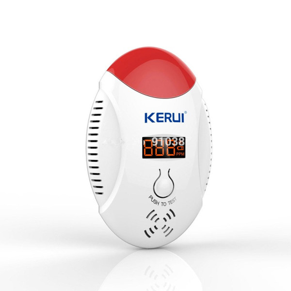 LS111- New model KERUI LED digital display CO detector voice strobe home security safety CO detector Alarm Battery