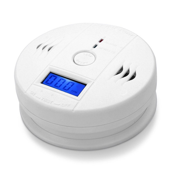 New CO Carbon Monoxide Gas Sensor Monitor Alarm Poisining Detector Tester For Home Security Surveillance Hight Quality