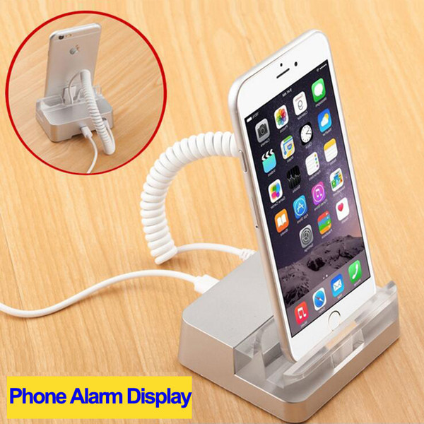 Mobile Phone Alarm Security for Retail Shops With Charging Cable and Display Holder Alarm Accessories