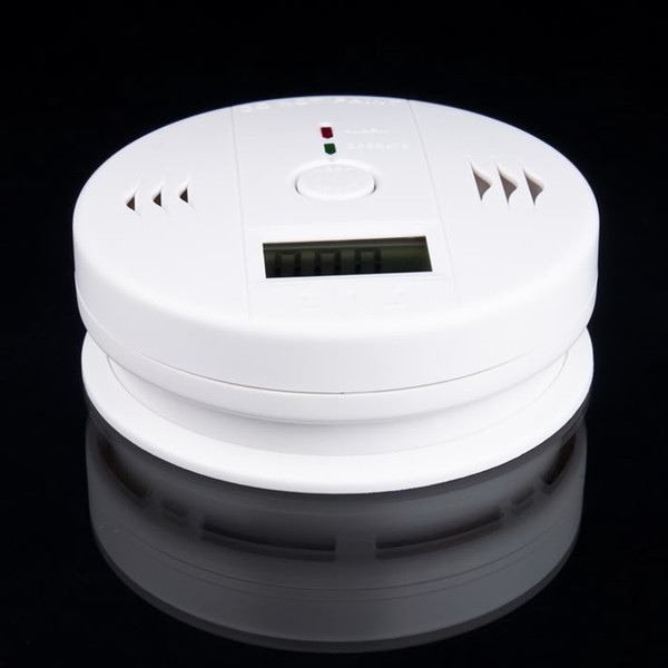 Factory Supply CO Carbon Monoxide Poisoning Gas Sensor Smoke Alarm Detector Alarm Detector Tester LCD with Retail Box