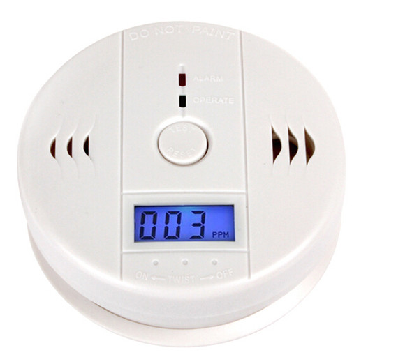 Factory Popular CO Carbon Monoxide Poisoning Gas Sensor Smoke Alarm Detector Alarm Detector Tester LCD skyl