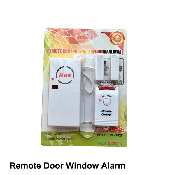 Factory Price Home Alarm Wireless Remote Control Window Sensor 120dB Security Door Alarm Sensor 9V Battery Magnetic Switch Anti theft Alarm