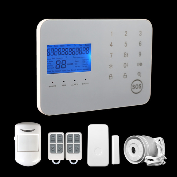 New Touch keypad GSM&PSTN Alarm System APP & Android Operation home securiy alarm system