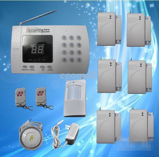 Wholesale-Wholesale - New Wireless home Security System Alarm/Auto-Dialer Factory sales Fast shipping S217