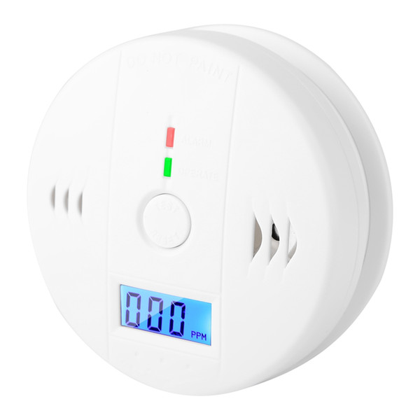 ALK 1pc Home Security LCD Carbon Monoxide Detector Independent CO Gas Sensor 85dB Warning-up High Sensitive Poisoning Alarm Detector