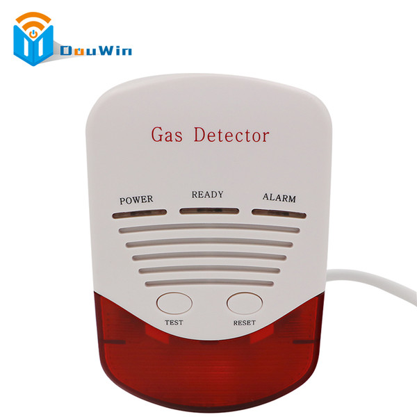 Independent Smoke Alarm Gas Detector Flammable Leakage Detector Monitor Alarm Sensor Home Alarm Siren Safety Device Kitchen