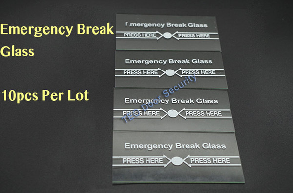 10Pcs Per Lot Emergency Break Glass FULL ENGLISH 911 Alarm Button for Fire and Emergency A part of Access System