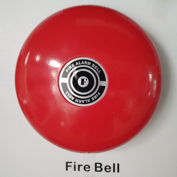 EN54 quality 6inches Fire Alarm Bell Electric bells 24VDC high sound level compatible with Fire alarm security system