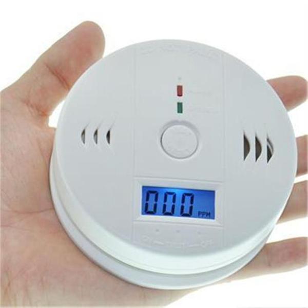 CO Carbon Monoxide Detector with LCD Display Alarm System For Home Security Poisoning Smoke Gas Sensor Warning Alarms Tester in retail box