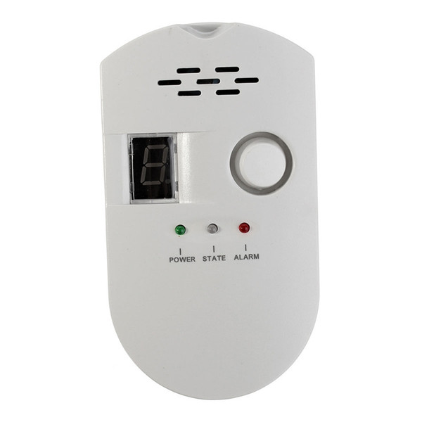 Freeshipping High Sensitivity LPG LNG Coal Gas Leak Detector Alarm Monitor Alarm Sensor High Quality