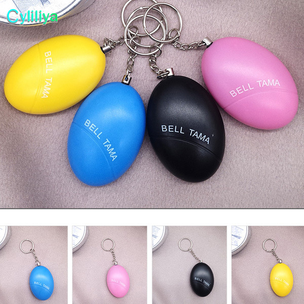 Personal Alarms Bell Tama Loud Safe Stable 120 Decibels Mini Portable Keychain Alarm Safe Football Panic Anti Rape Attack Self Defence