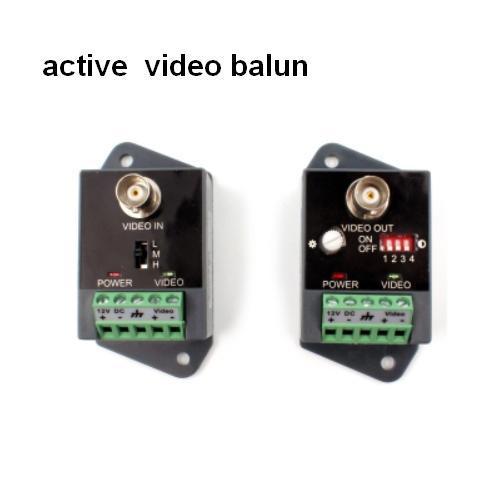 single channel receive and transmit active video balun