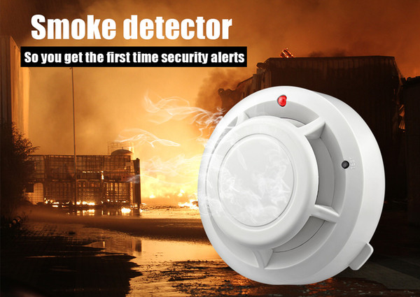 NEW FUERS Hoge Gevoelige Stabiele Onafhankelijke Alarm Rookmelder Home Security Draadloze Alarm Rookmelder Sensor Fire Apparatuur