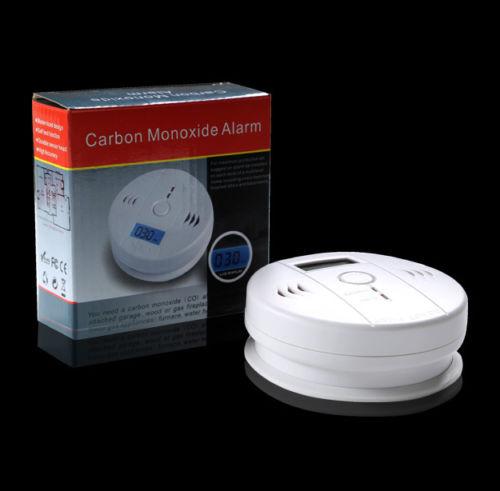 CO Carbon Monoxide Gas Sensor Poisoning Monitor LCD Home Security Alarm Detector