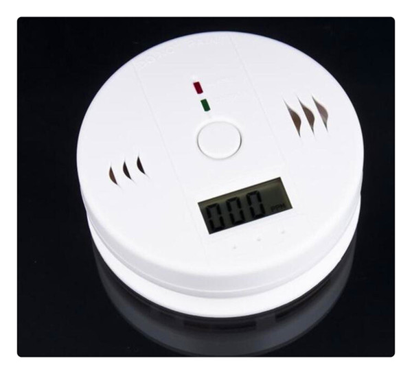 Carbon Monoxide Tester Alarm Warning Sensor Detector Gas Fire Poisoning Detectors LCD Display Security Surveillance Home Safety Alarms