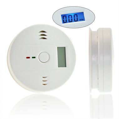 10pcs cheap Price Factory Supply CO Carbon Monoxide Poisoning Gas Sensor Smoke Alarm Detector Alarm Detector Tester LCD with Retail Box