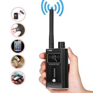 Portable 1MHz-8000MHz Wireless Meter Counter Mini Camera Scanner RF Signal Detector Finder for Personal Home Security Applications.