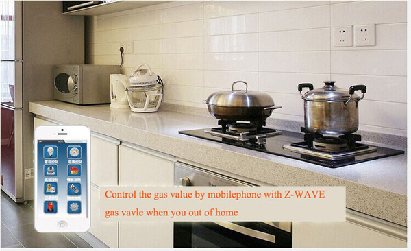 Z-Wave auto valve Wireless 868. 42MHZ control Natural gas valve and garden watering by phone remote control Free shipping