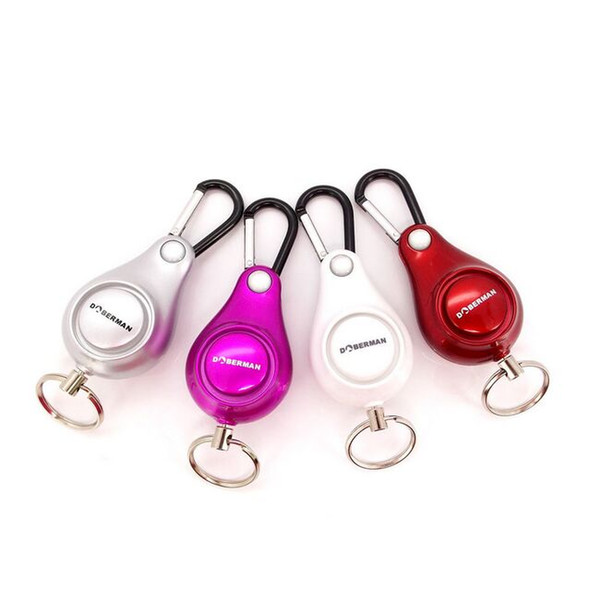 Doberman security Self defense supplies mini keychain personal alarm emergency alarm security protection personal defense alarm