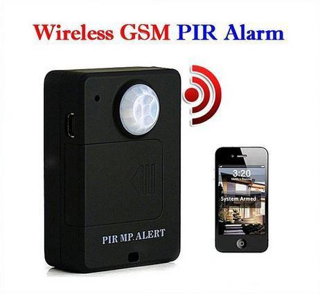 Mini GSM PIR Alarm Motion Sensor Alarm Infrared Wireless GSM Alarm Anti-theft Motion Detector With EU Plug High Sensitivity